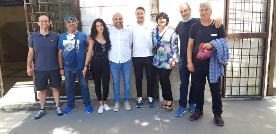 Visita candidato sindaco: videosorveglianza, potenziamento organico polizia ferroviaria e presidio polizia locale
