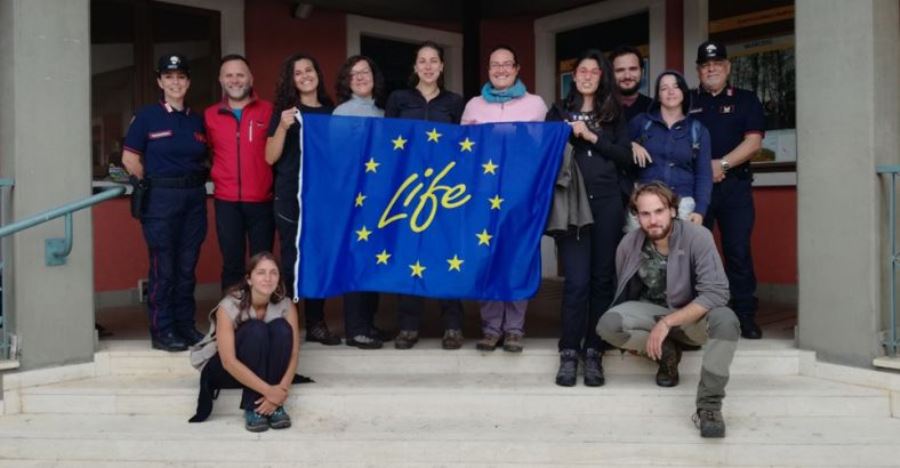 Volontari a Magliano de’ Marsi per progetto LIFE ESC360