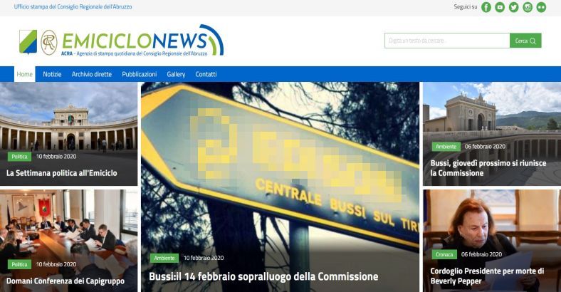 Regione, nasce il nuovo portale “Emiciclonews.it”