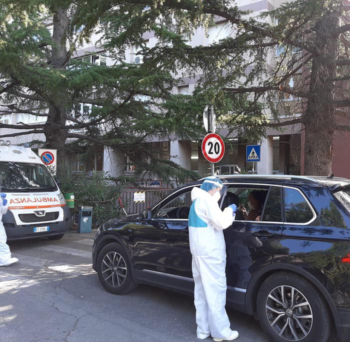 A Ortona proseguono i tamponi "drive-in"