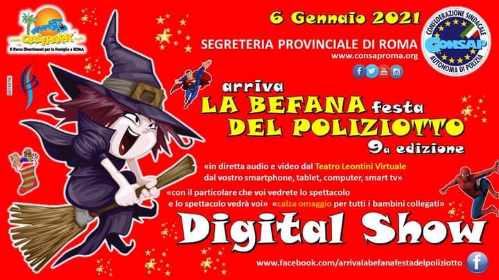 Arriva la befana del poliziotto Consap