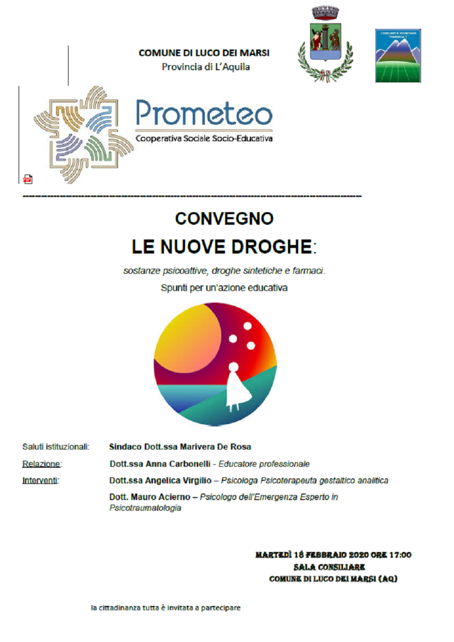 A Luco Dei Marsi un dibattito sul problema della tossicodipendenza
