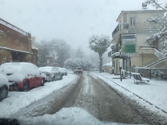 Arriva il maltempo: Abruzzo sotto la neve