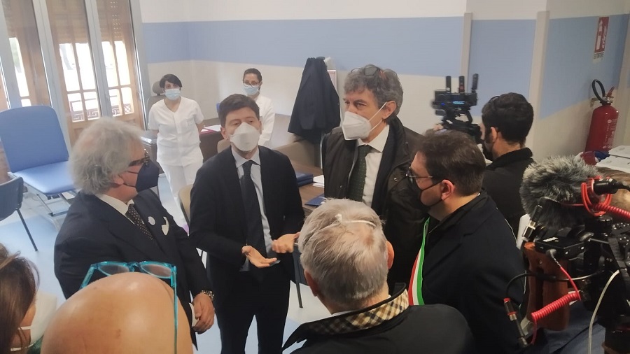 Il Ministro Speranza in visita in Abruzzo