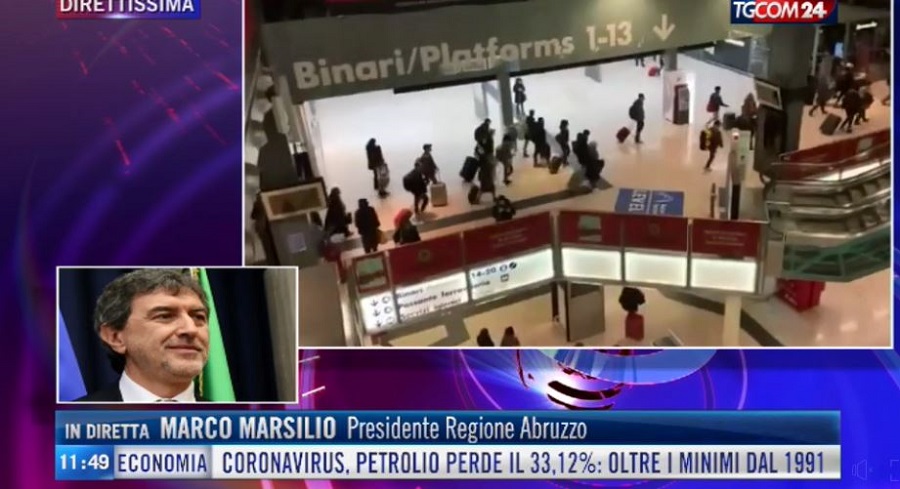 Coronavirus, Marsilio: “Basta leggerezze”