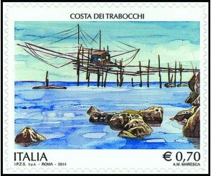 I simboli d’Abruzzo sul nuovo sito di Poste Italiane sui francobolli 