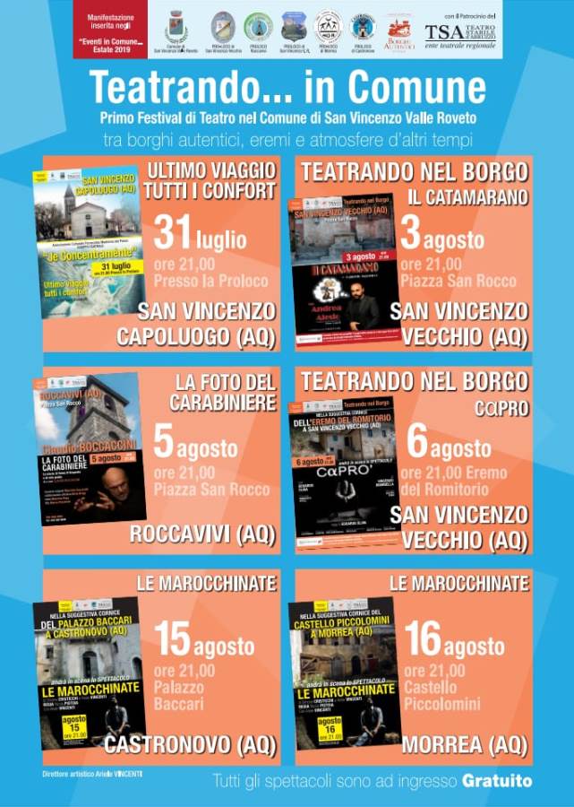“Teatrando in Comune” arriva a Roccavivi