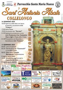 Da oltre quattro secoli a Collelongo si festeggia Sant’Antonio Abate