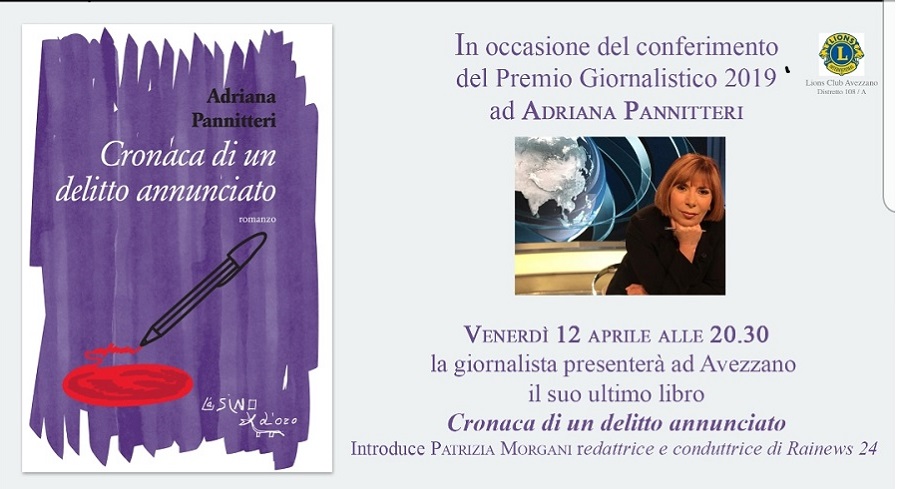 Premio Lions alla giornalista Pannitteri