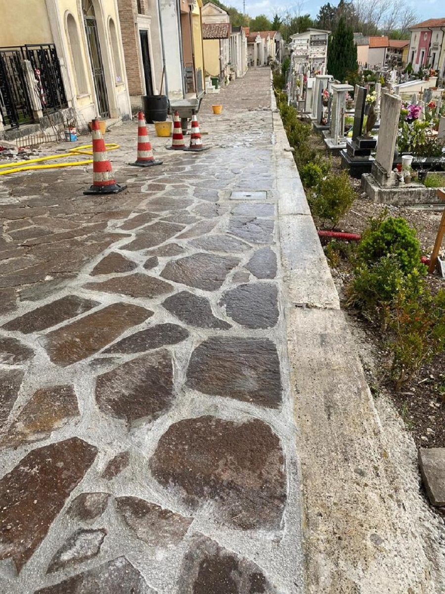 Cimitero Luco dei Marsi: fine dei lavori, riapertura martedì 5 maggio