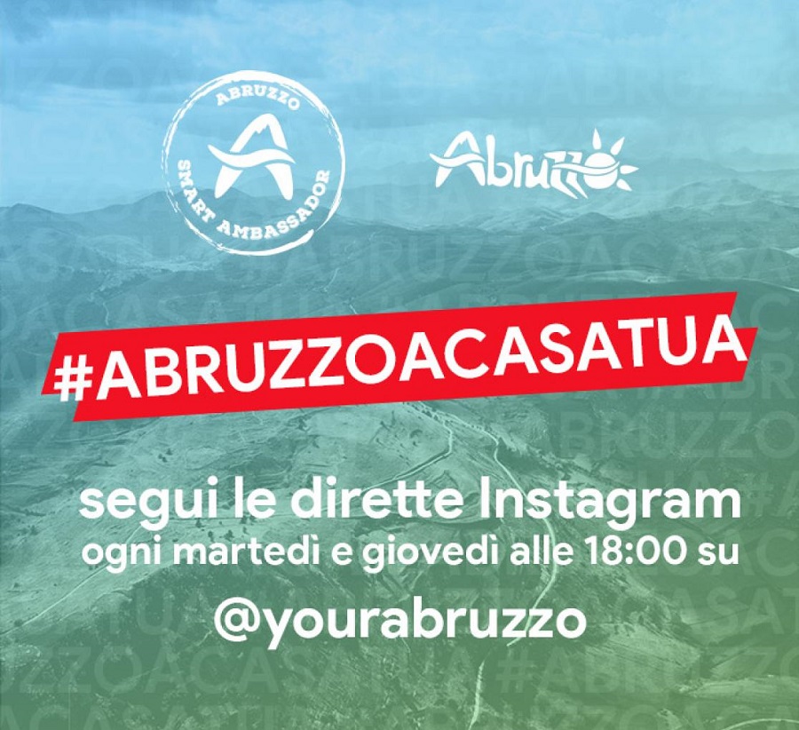 Parte #Abruzzoacasatua, per raccontare sui social la nostra Regione