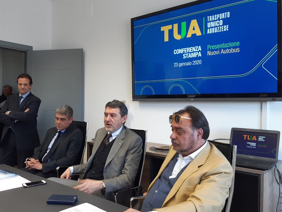Venti nuovi bus per TUA Spa