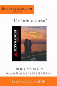 “L’amore sospeso” di Roberta Maiolini al Mondadori Bookstore di Avezzano
