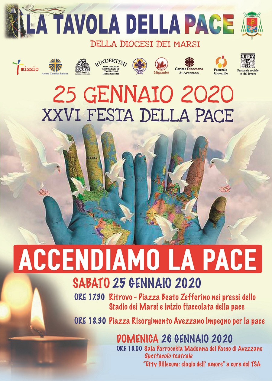 “Accendiamo la pace” ad Avezzano