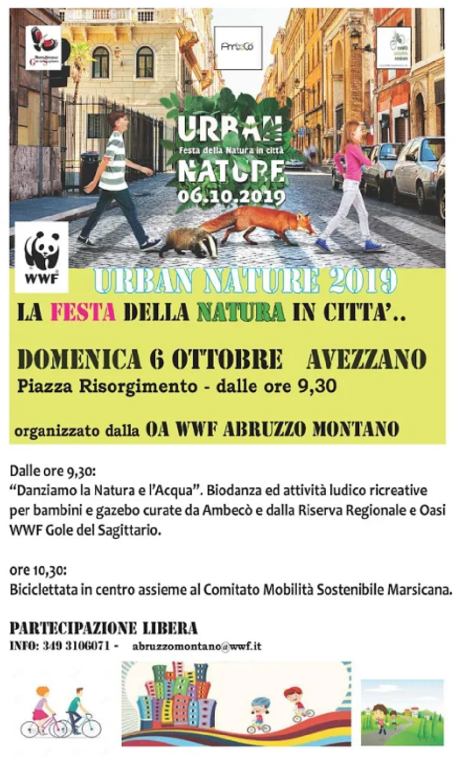 Biciclettata in centro ad Avezzano
