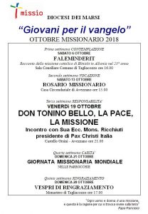 locandina ottobre missionario