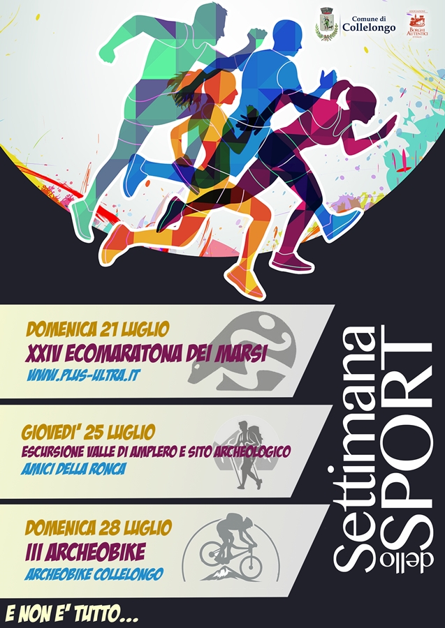 Collelongo: settimana all’insegna dello sport